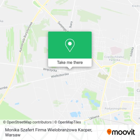 Monika Szafert Firma Wielobranżowa Kacper map