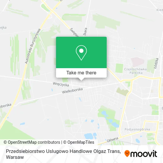 Карта Przedsiebiorstwo Uslugowo Handlowe Olgaz Trans