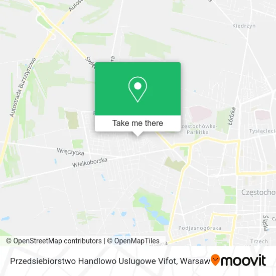 Карта Przedsiebiorstwo Handlowo Uslugowe Vifot