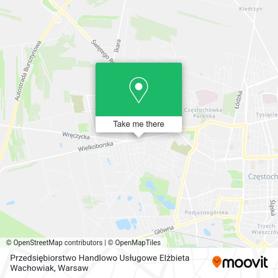 Przedsiębiorstwo Handlowo Usługowe Elżbieta Wachowiak map