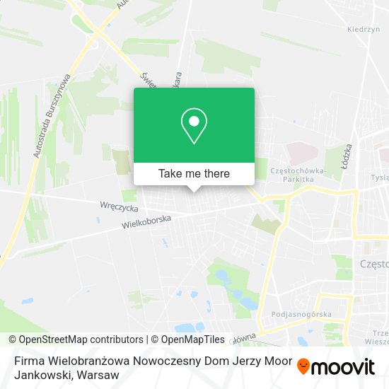 Firma Wielobranżowa Nowoczesny Dom Jerzy Moor Jankowski map