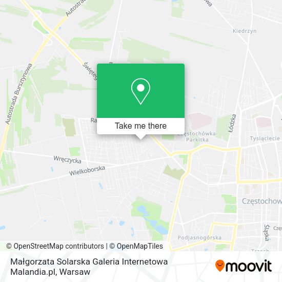 Małgorzata Solarska Galeria Internetowa Malandia.pl map