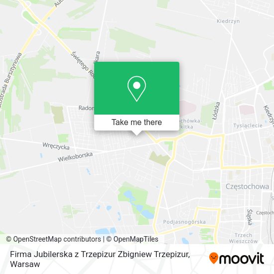 Firma Jubilerska z Trzepizur Zbigniew Trzepizur map