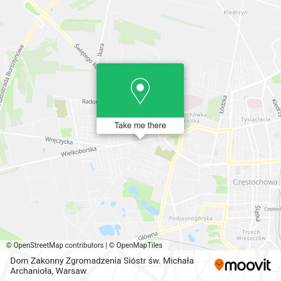 Dom Zakonny Zgromadzenia Sióstr św. Michała Archanioła map