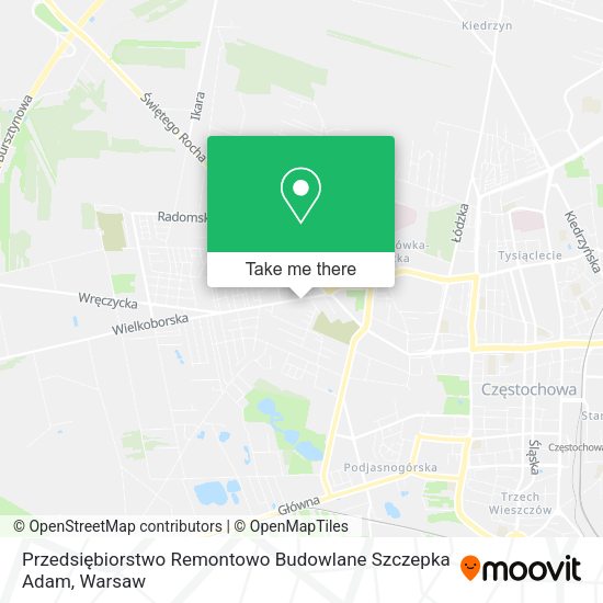 Przedsiębiorstwo Remontowo Budowlane Szczepka Adam map