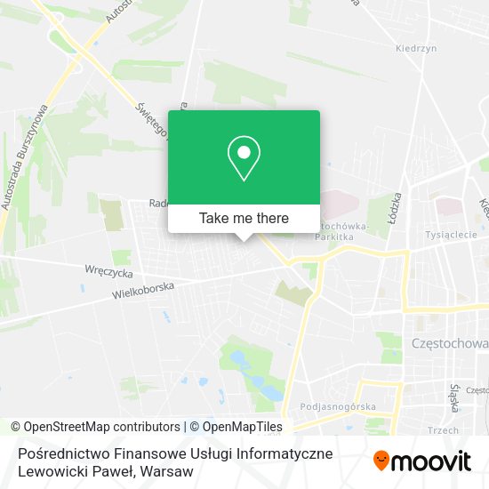 Pośrednictwo Finansowe Usługi Informatyczne Lewowicki Paweł map