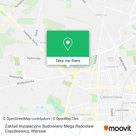 Zakład Instalacyjno Budowlany Mega Radosław Ciaszkiewicz map