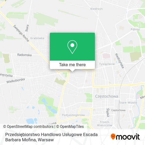 Przedsiębiorstwo Handlowo Usługowe Escada Barbara Mofina map