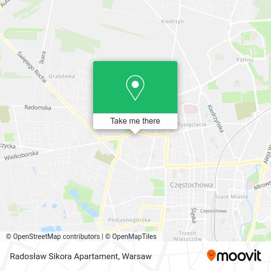 Radosław Sikora Apartament map