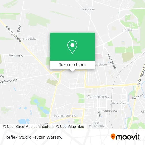 Карта Reflex Studio Fryzur