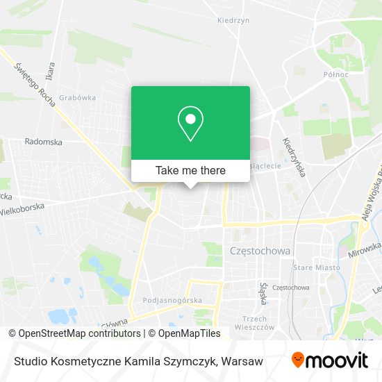 Studio Kosmetyczne Kamila Szymczyk map