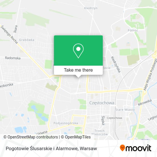 Pogotowie Ślusarskie i Alarmowe map