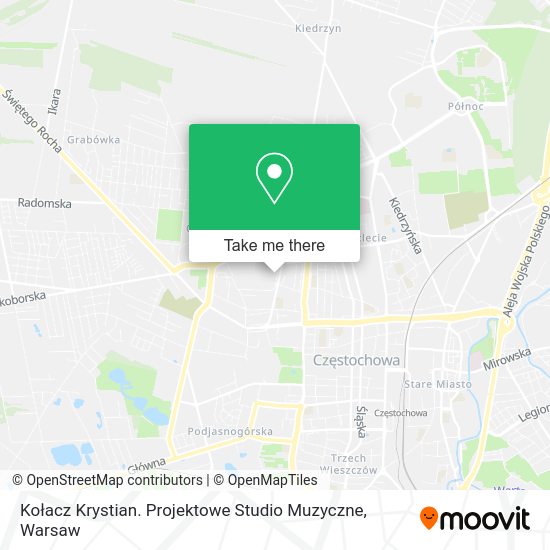 Kołacz Krystian. Projektowe Studio Muzyczne map