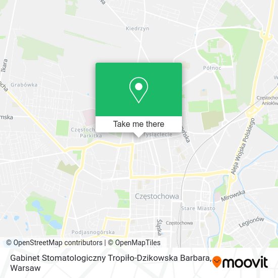 Gabinet Stomatologiczny Tropiło-Dzikowska Barbara map