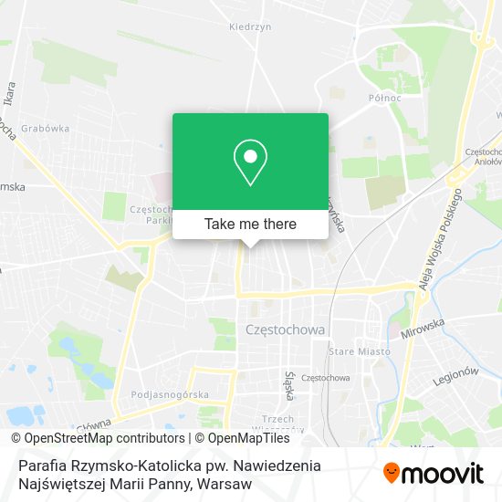 Parafia Rzymsko-Katolicka pw. Nawiedzenia Najświętszej Marii Panny map