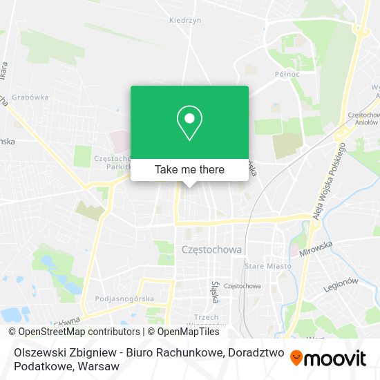 Olszewski Zbigniew - Biuro Rachunkowe, Doradztwo Podatkowe map