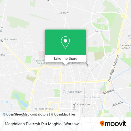 Magdalena Pietrzyk P u Magbiol map