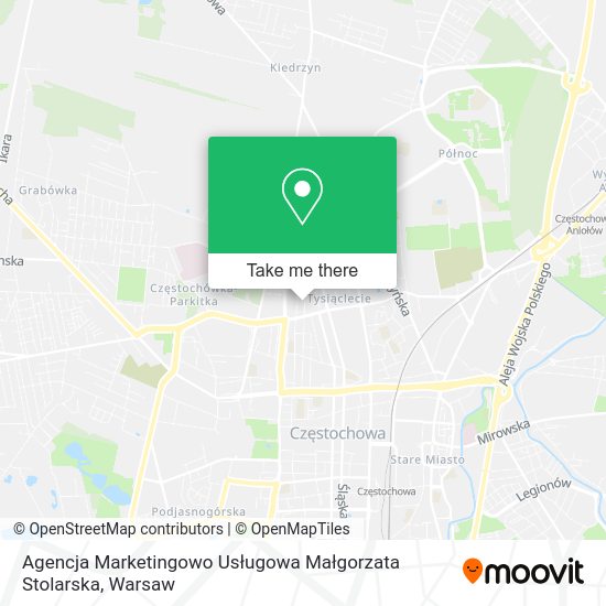 Agencja Marketingowo Usługowa Małgorzata Stolarska map