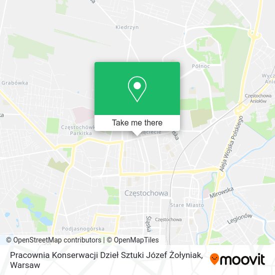 Pracownia Konserwacji Dzieł Sztuki Józef Żołyniak map