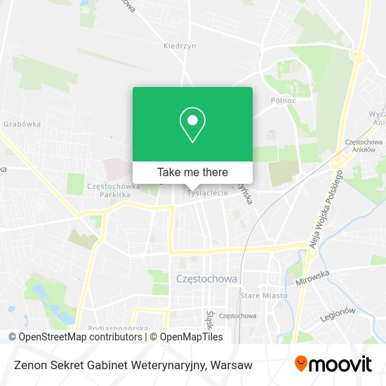 Zenon Sekret Gabinet Weterynaryjny map