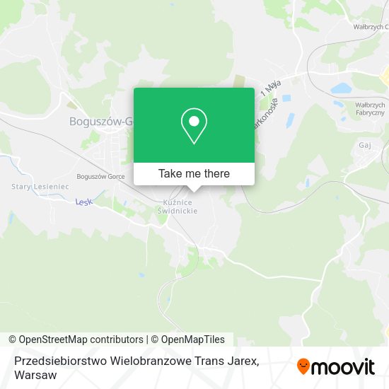 Przedsiebiorstwo Wielobranzowe Trans Jarex map