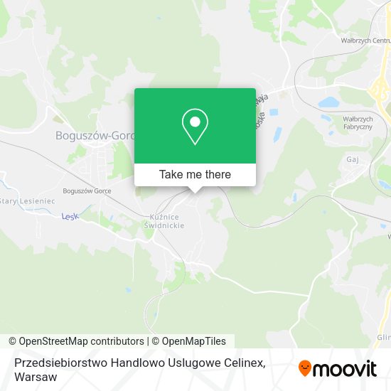 Przedsiebiorstwo Handlowo Uslugowe Celinex map