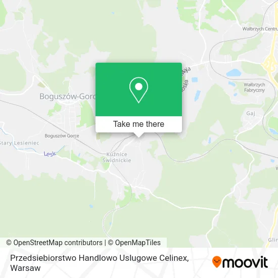 Карта Przedsiebiorstwo Handlowo Uslugowe Celinex