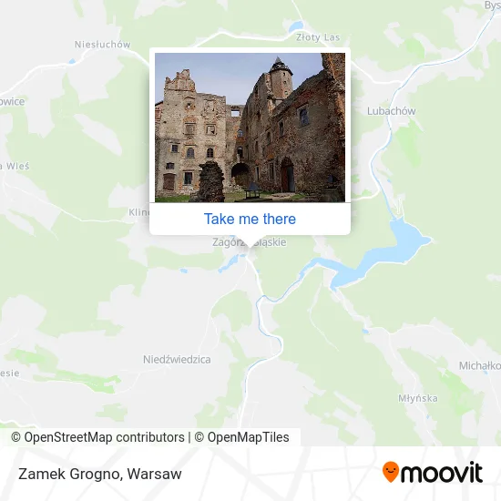 Карта Zamek Grogno