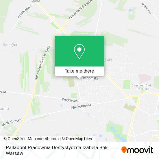 Pallapont Pracownia Dentystyczna Izabela Bąk map