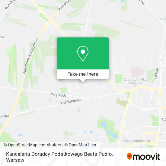 Kancelaria Doradcy Podatkowego Beata Pudło map