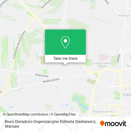 Biuro Doradczo-Organizacyjne Elżbieta Siarkiewicz map