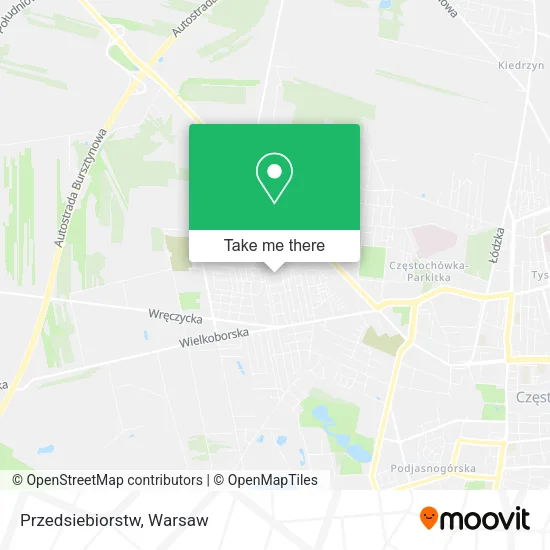 Карта Przedsiebiorstw