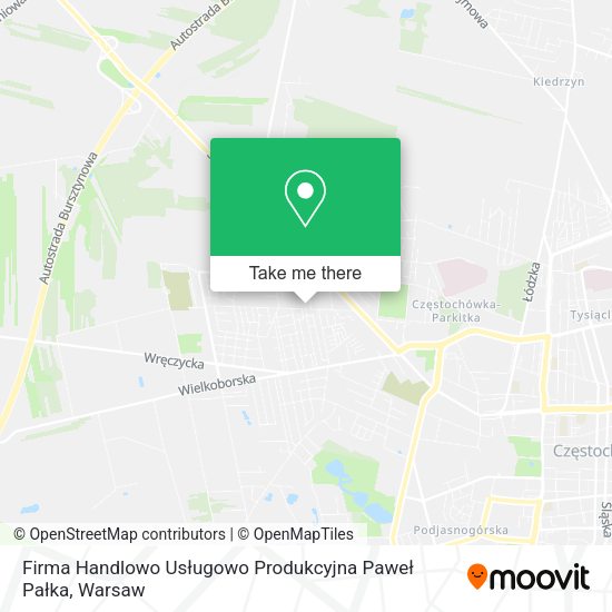 Firma Handlowo Usługowo Produkcyjna Paweł Pałka map