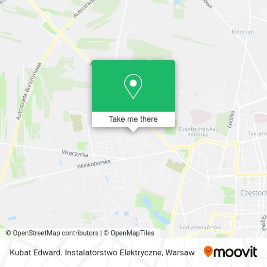 Kubat Edward. Instalatorstwo Elektryczne map