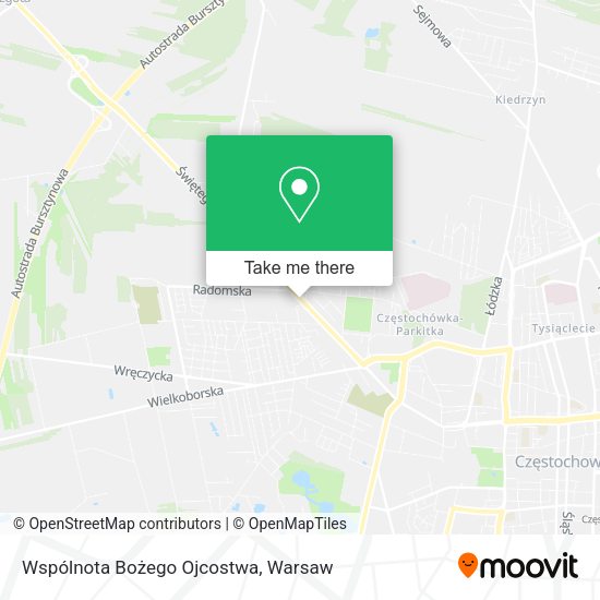 Wspólnota Bożego Ojcostwa map