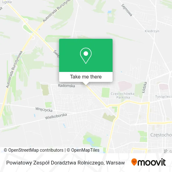 Powiatowy Zespół Doradztwa Rolniczego map