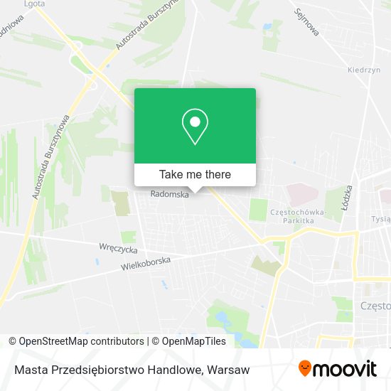 Masta Przedsiębiorstwo Handlowe map