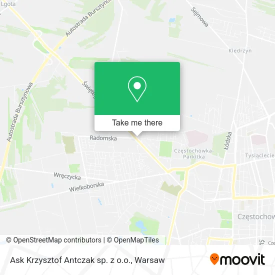 Ask Krzysztof Antczak sp. z o.o. map