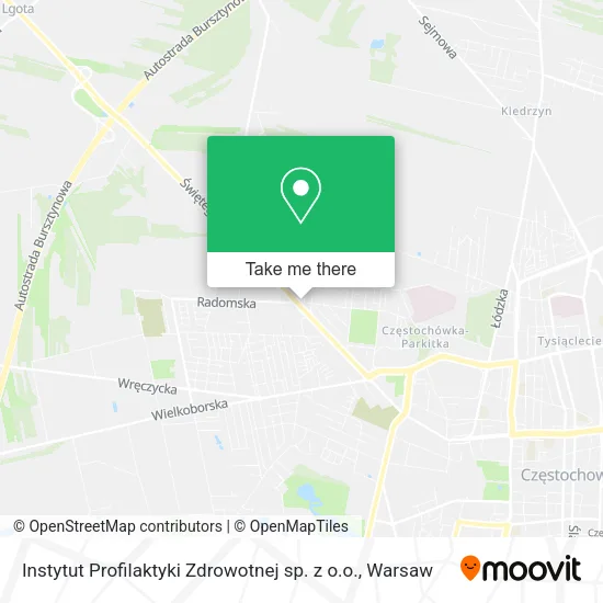 Карта Instytut Profilaktyki Zdrowotnej sp. z o.o.