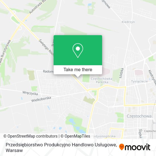 Przedsiębiorstwo Produkcyjno Handlowo Usługowe map