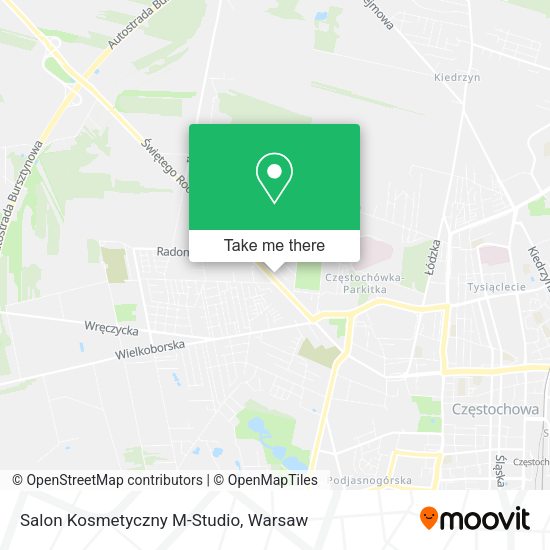 Salon Kosmetyczny M-Studio map