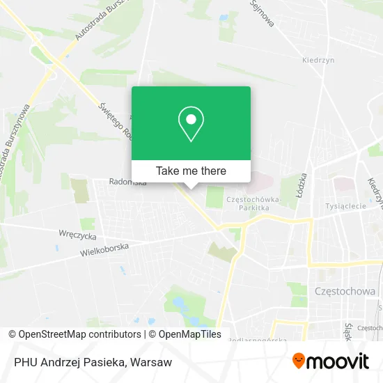 Карта PHU Andrzej Pasieka