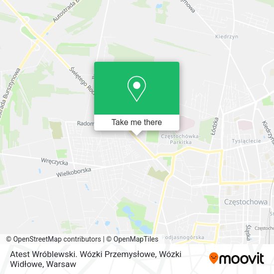 Atest Wróblewski. Wózki Przemysłowe, Wózki Widłowe map