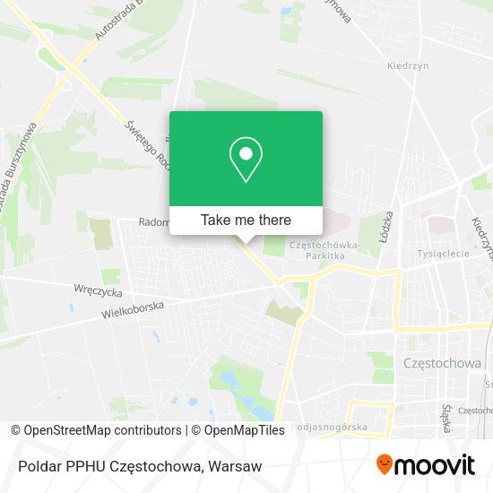 Poldar PPHU Częstochowa map