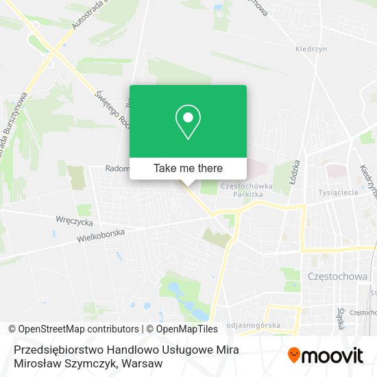 Przedsiębiorstwo Handlowo Usługowe Mira Mirosław Szymczyk map