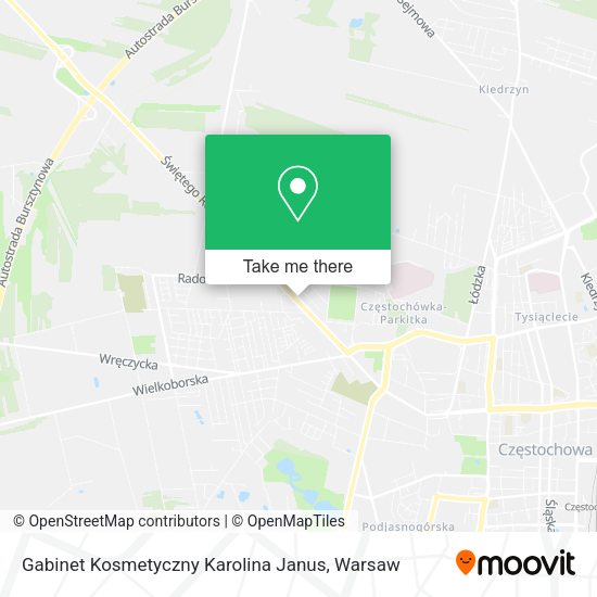 Gabinet Kosmetyczny Karolina Janus map