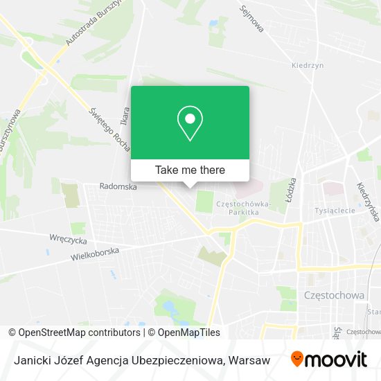 Janicki Józef Agencja Ubezpieczeniowa map