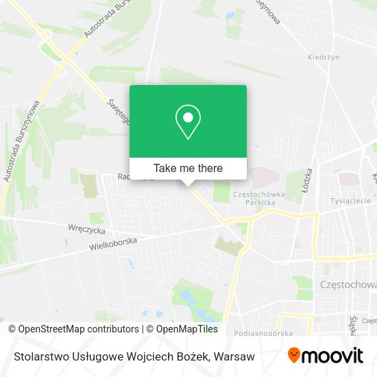 Stolarstwo Usługowe Wojciech Bożek map