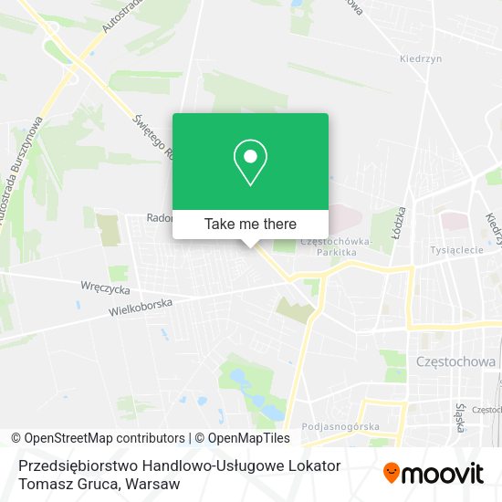 Przedsiębiorstwo Handlowo-Usługowe Lokator Tomasz Gruca map