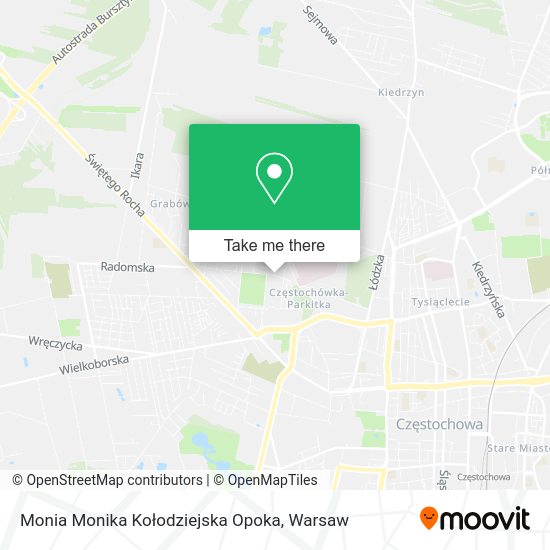 Monia Monika Kołodziejska Opoka map